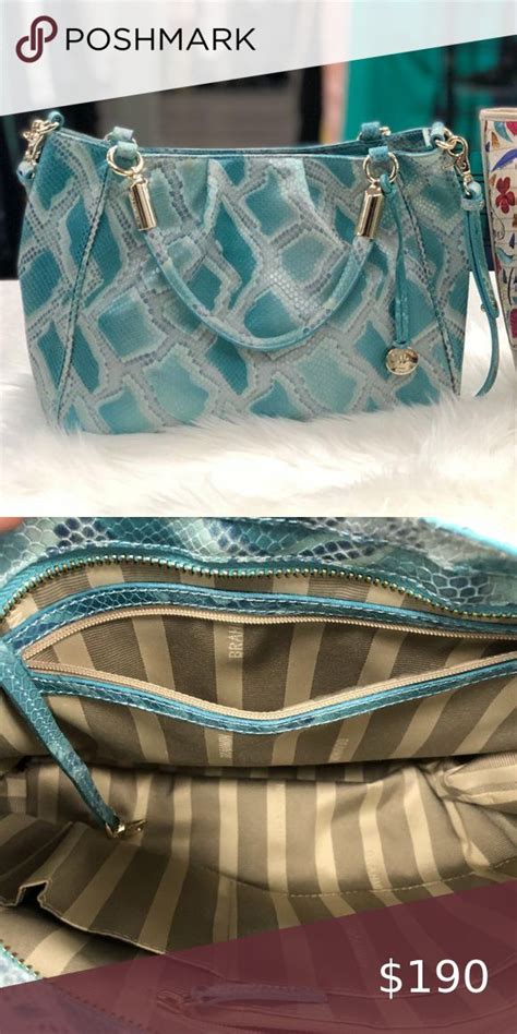 blue snakeskin purse